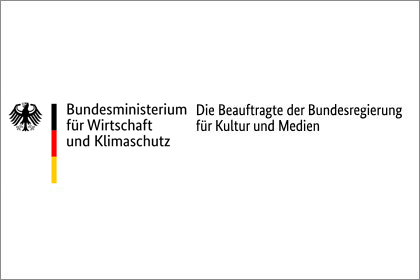 Logos BMWi und Beauftragte der Bundesregierung für Kultur und Medien