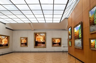 Art gallery, im Museum
