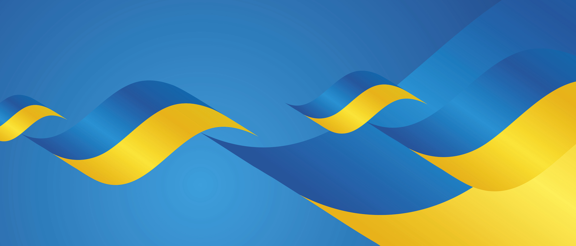 Flagge Ukraine illustriert